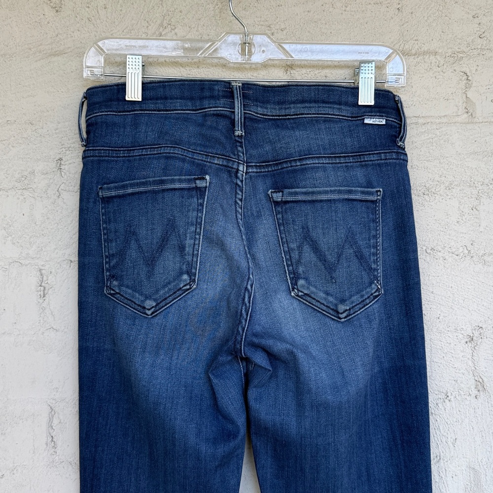 MOTHER The Insider Ankle High Rise Bootcut Ankle Jeans The Road to Paradise W-27 - Picture 6 of 16